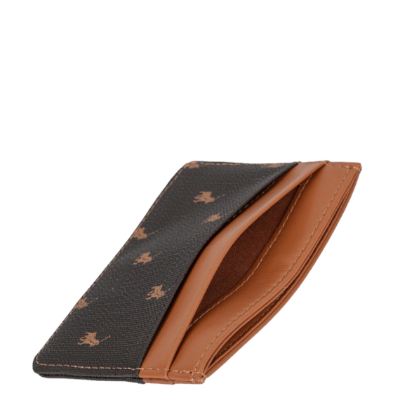 Polo New Iconic POS43236 Small Card Holder brown front interior