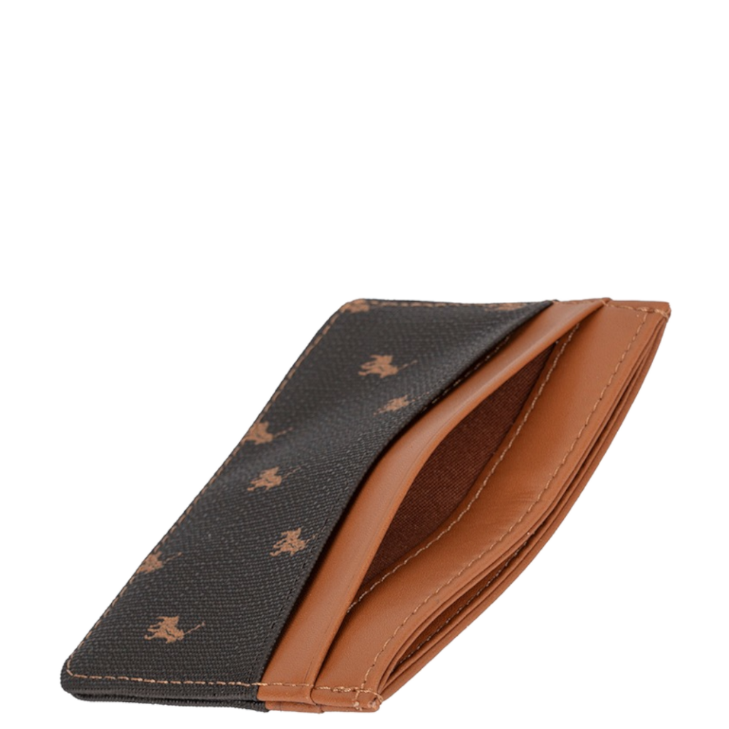 Polo New Iconic POS43236 Small Card Holder brown front interior