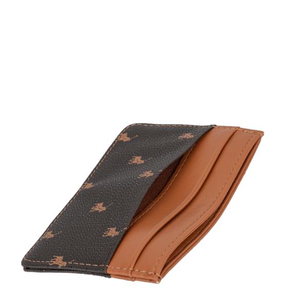 Polo New Iconic POS43236 Small Card Holder brown rear interior
