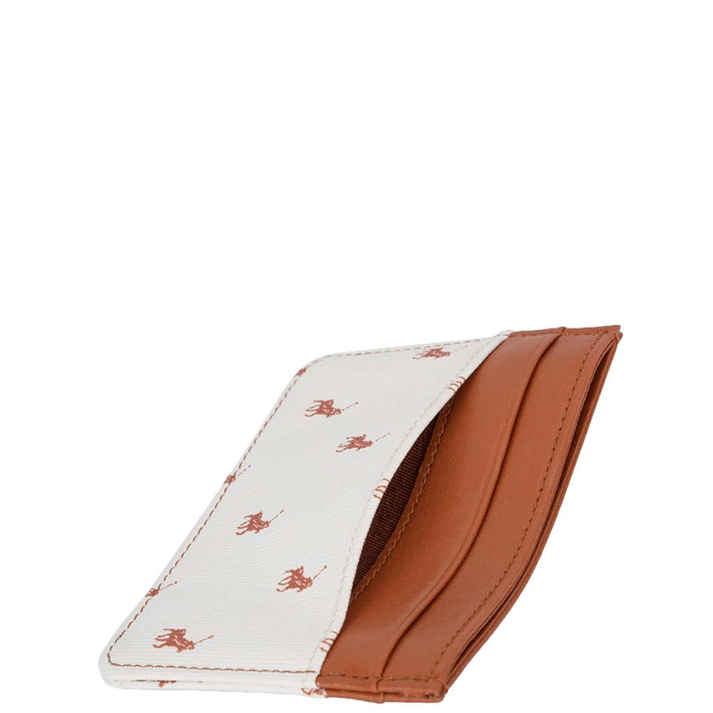 Polo New Iconic POS43236 Small Card Holder white front interior