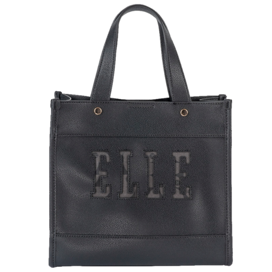 ELLE Cut Out EL10607 Small Shopper Black front