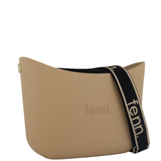 Fenn Messenger 024 010 Camel printed handle black inner front3qrtr