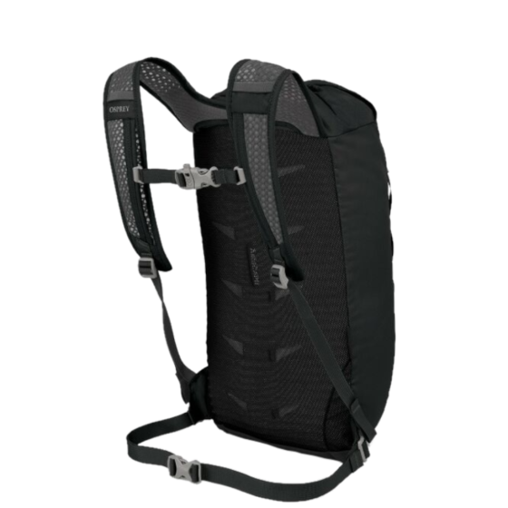 Osprey Daylite Cinch AI10002930 black rear 3qrtr