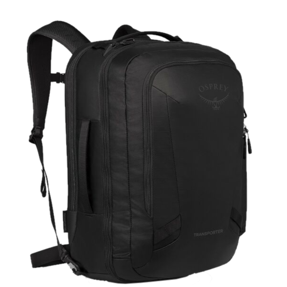 Osprey Transporter AI10006377 Travel Pack 36L black front3qrtr