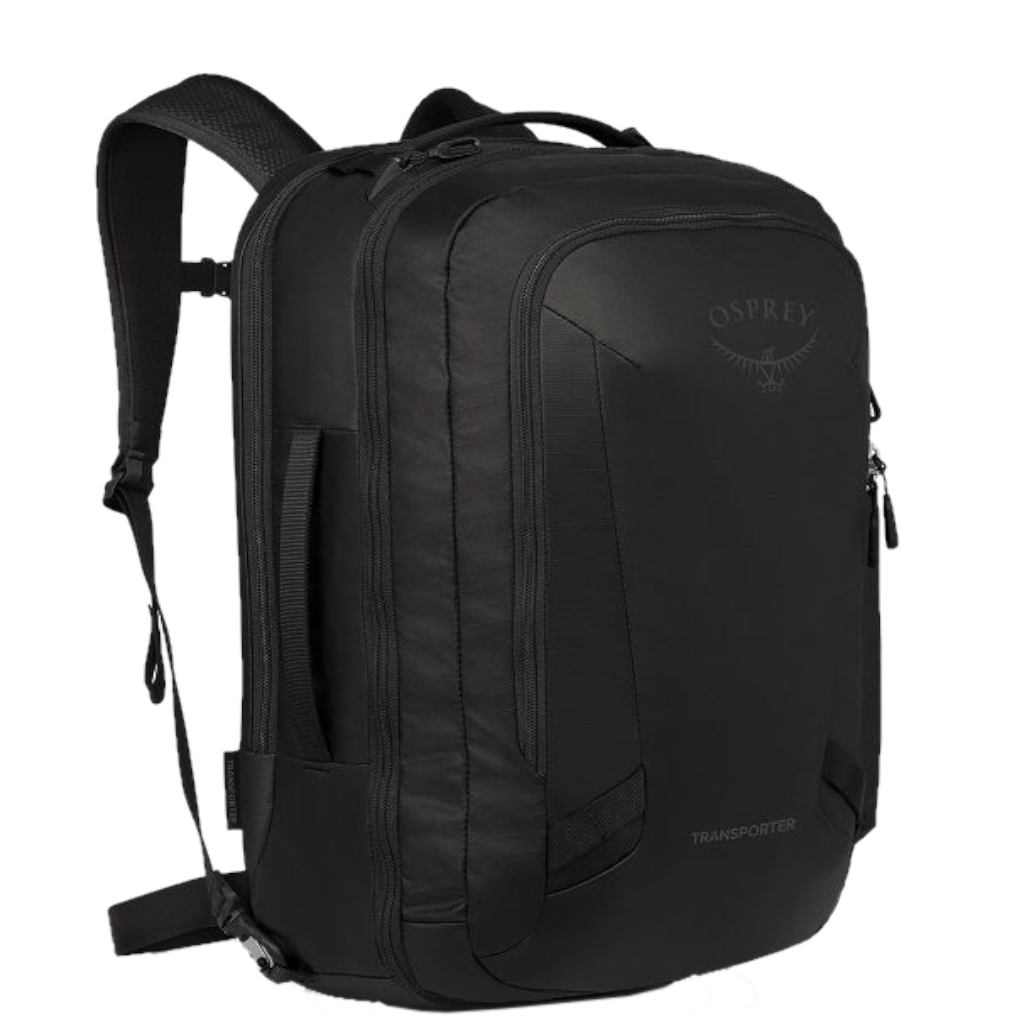 Osprey Transporter AI10006377 Travel Pack 36L black front3qrtr