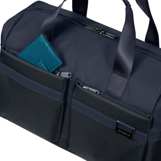 Samsonite Airea KE0 Duffle 45cm Blue front pocket