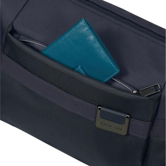 Samsonite Airea KE0 Toilet Kit blue front pocket