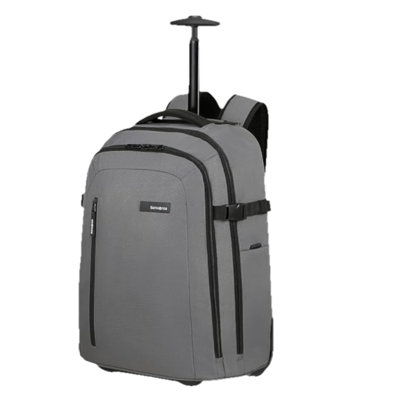 Samsonite Roader KJ2 Laptop Trolley grey front3qrtr