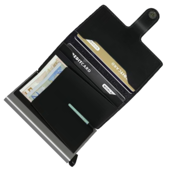 Secrid Miniwallet Basic CCMB Black open2