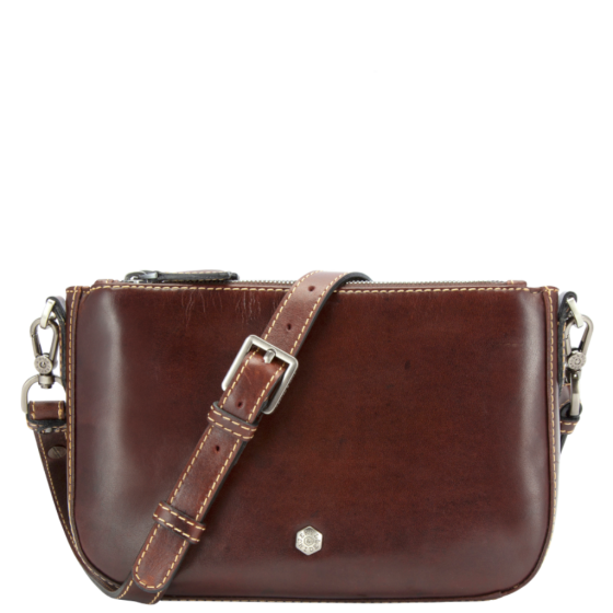 Jekyll and Hide Leather Crossbody 6444 Mocha front