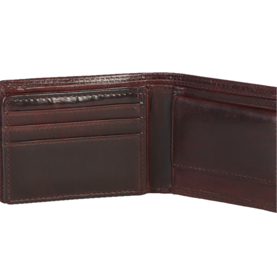 Polo Kenya PO45020 Multicard & Coin Leather Wallet Brown interior2