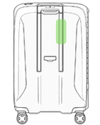 Samsonite Essens rear enggraving position