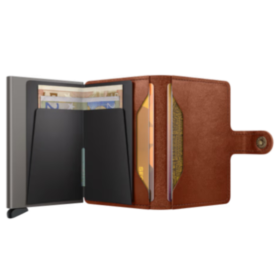 Secrid Miniwallet CCMTE Saddle Texano tan interior