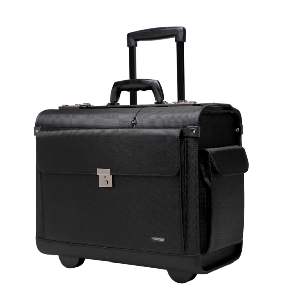 Tosca 1680D ET622 60 Laptop Pilot Case 2wheels front3qrtr