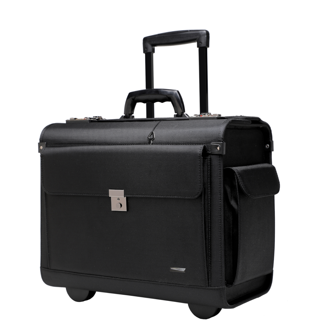 Tosca 1680D ET622 60 Laptop Pilot Case 2wheels front3qrtr