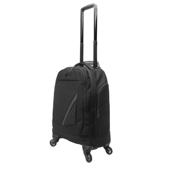 Tosca Biztech 3004 55W4 black ttrolley backpack front3qrtr