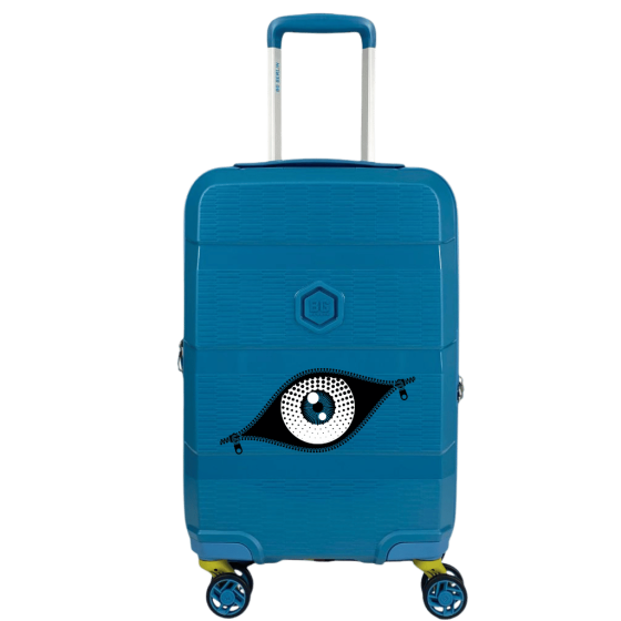 UV Print ZIP EYE Jade Holing BG Berlin Zip2 Petrol Blue