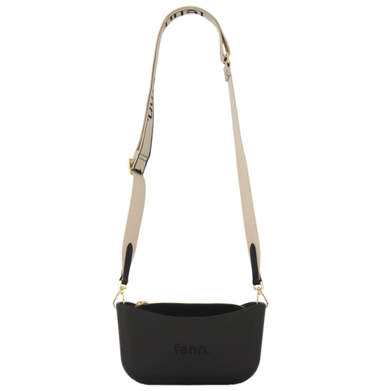 Fenn Classic 2227 Black plain black inner web strap front handle full