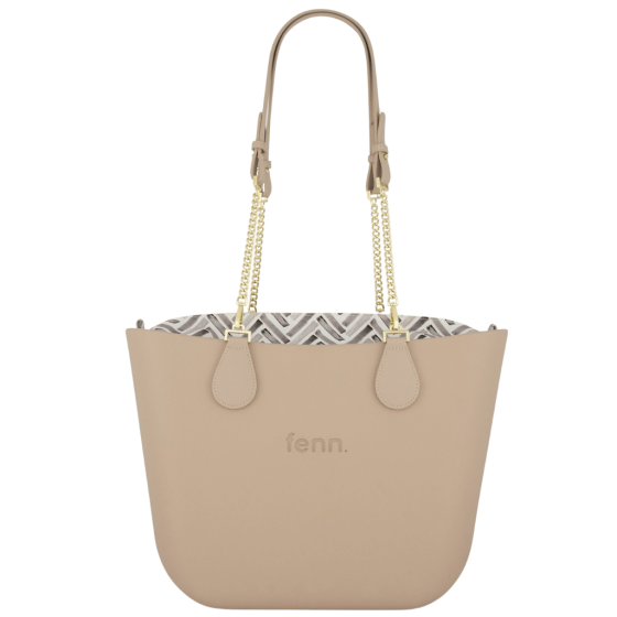 Fenn Original 1587 Sand gold chain printed inner front handle up