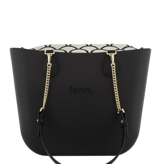 Fenn Original Black 1583 glod chain front