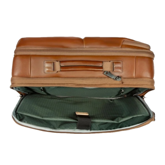 Jekyll & Hide 3677 Leather Expander backpack Colt front interior