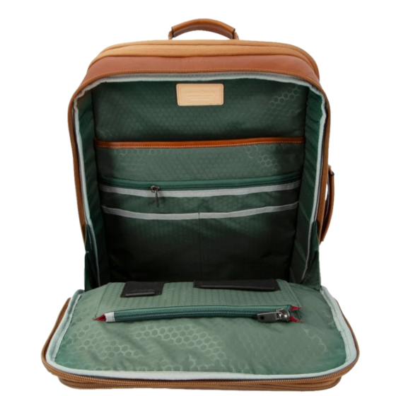 Jekyll & Hide 3677 Leather Expander backpack Colt interior
