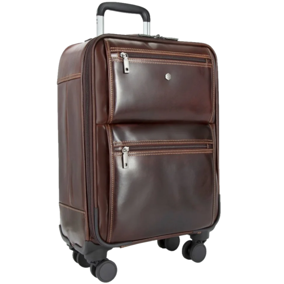 Jekyll & Hide 3805 Oxford Cabin Trolley Mocha front3qrtr