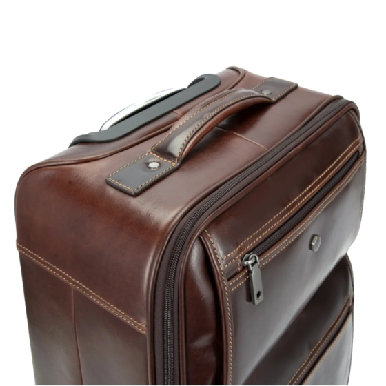 Jekyll & Hide 3805 Oxford Cabin Trolley Mocha handles