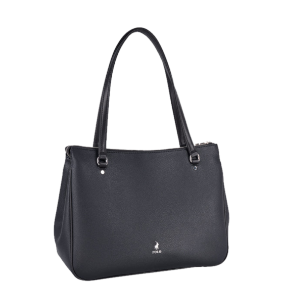 Polo Lyon POS43116 Mule Tote Black front3qrtr