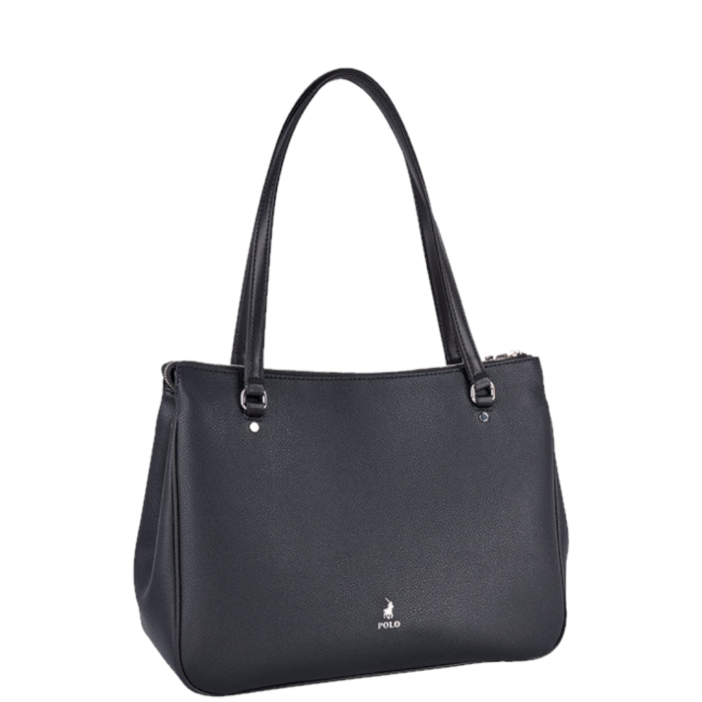 Polo Lyon POS43116 Mule Tote Black front3qrtr