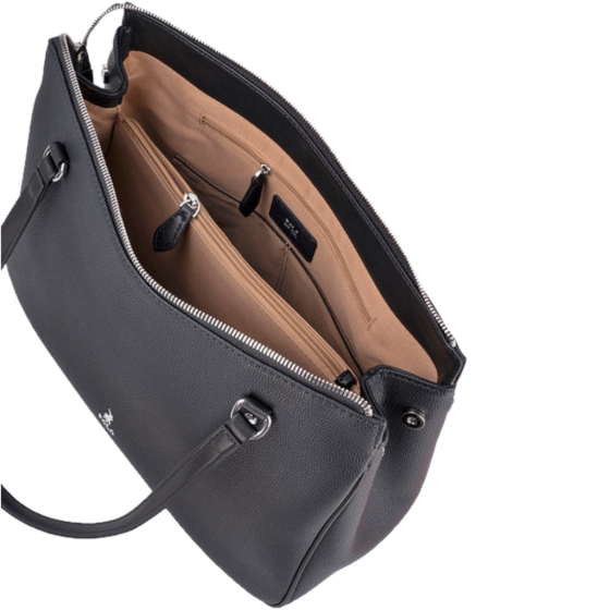 Polo Lyon POS43116 Mule Tote Black interior