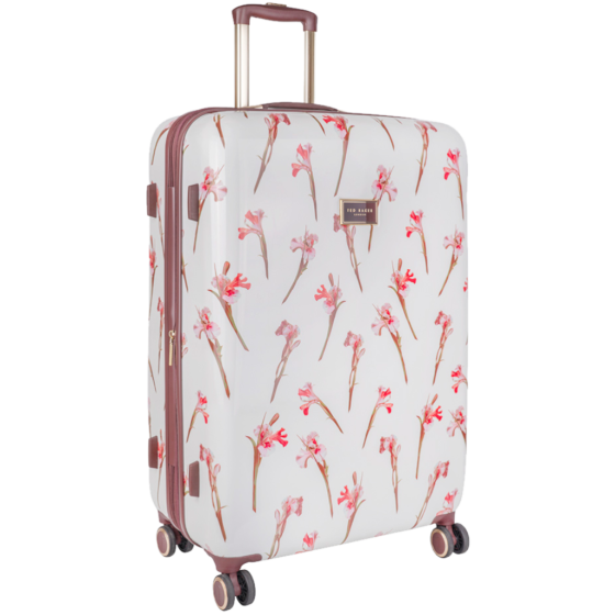 Ted Baker Wild Iris TB00175 Large Check in white 3qrtr L