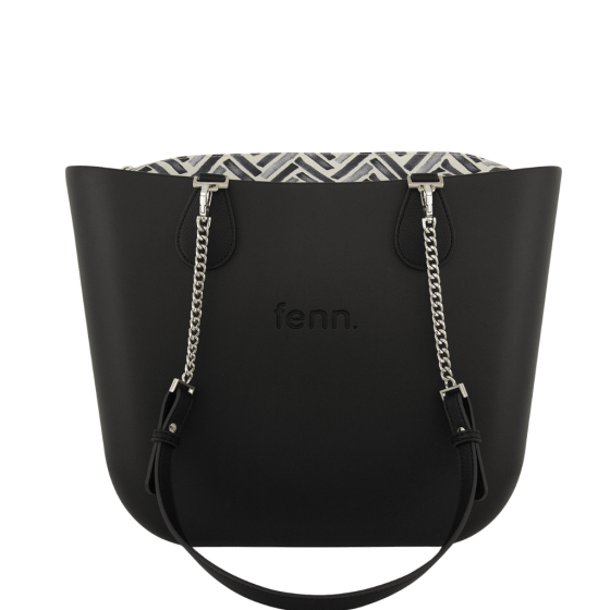 Fenn Original 1594 Black silver chain printed inner front