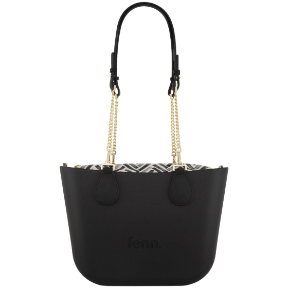 Fenn Original 9499 Black gold chain pattern inner front handle up