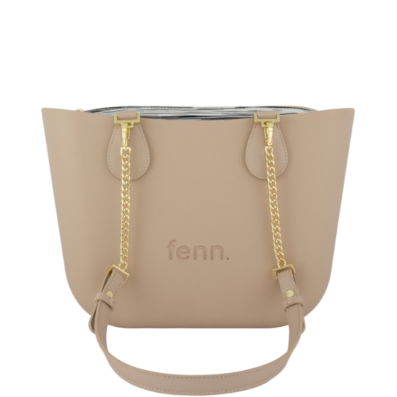 Fenn Petite 9504 Sand gold chain pattern inner front
