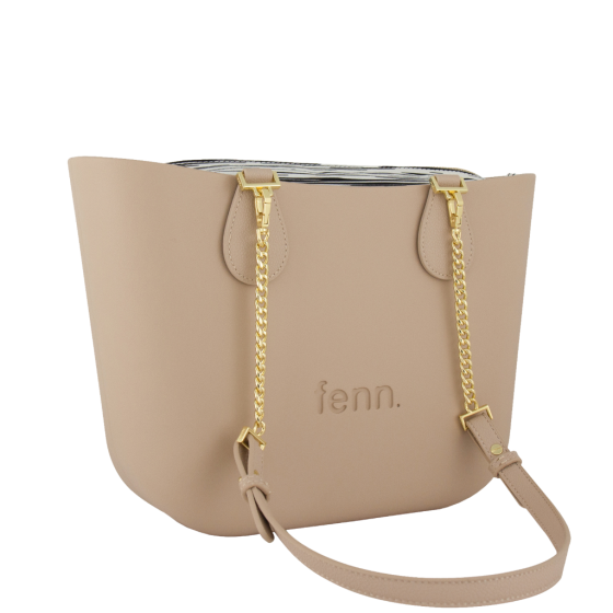 Fenn Petite 9504 Sand gold chain pattern inner front3qrtr