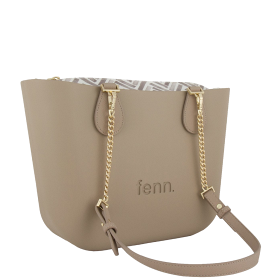 Fenn Petite 9507 Stone gold chain pattern inner front3qrtr