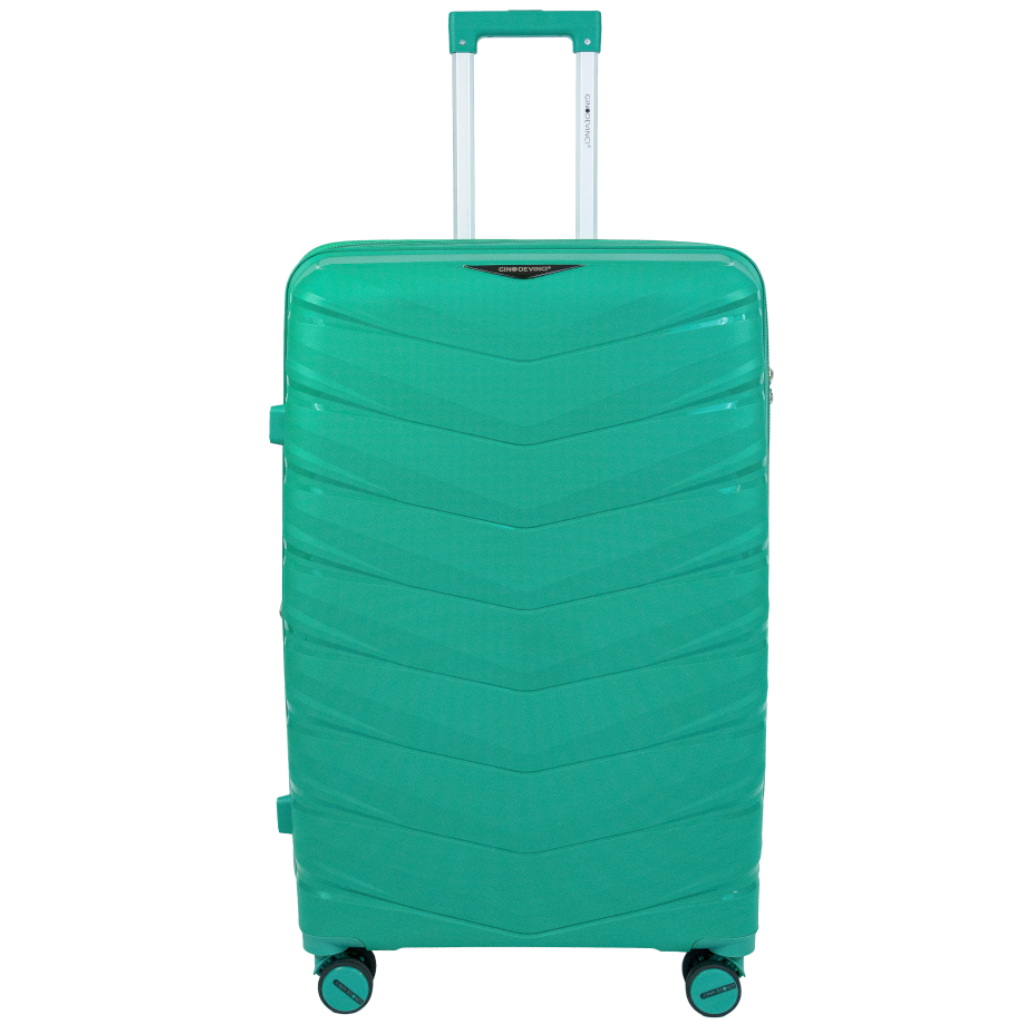 Gino De Vinci MC01270 Cascade Large Check in lake blue front
