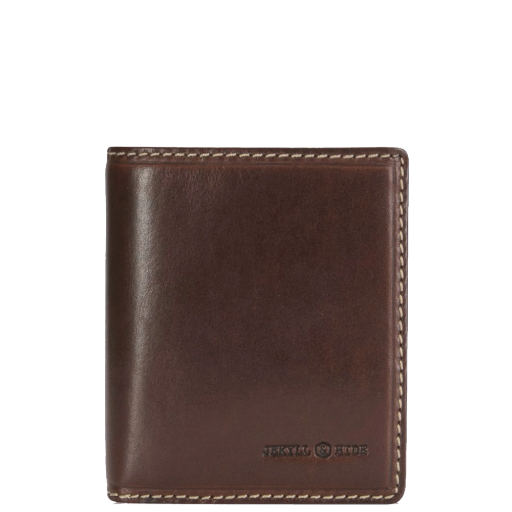 Jekyll Hide 6742 Oxford Leather Wallet Brown front