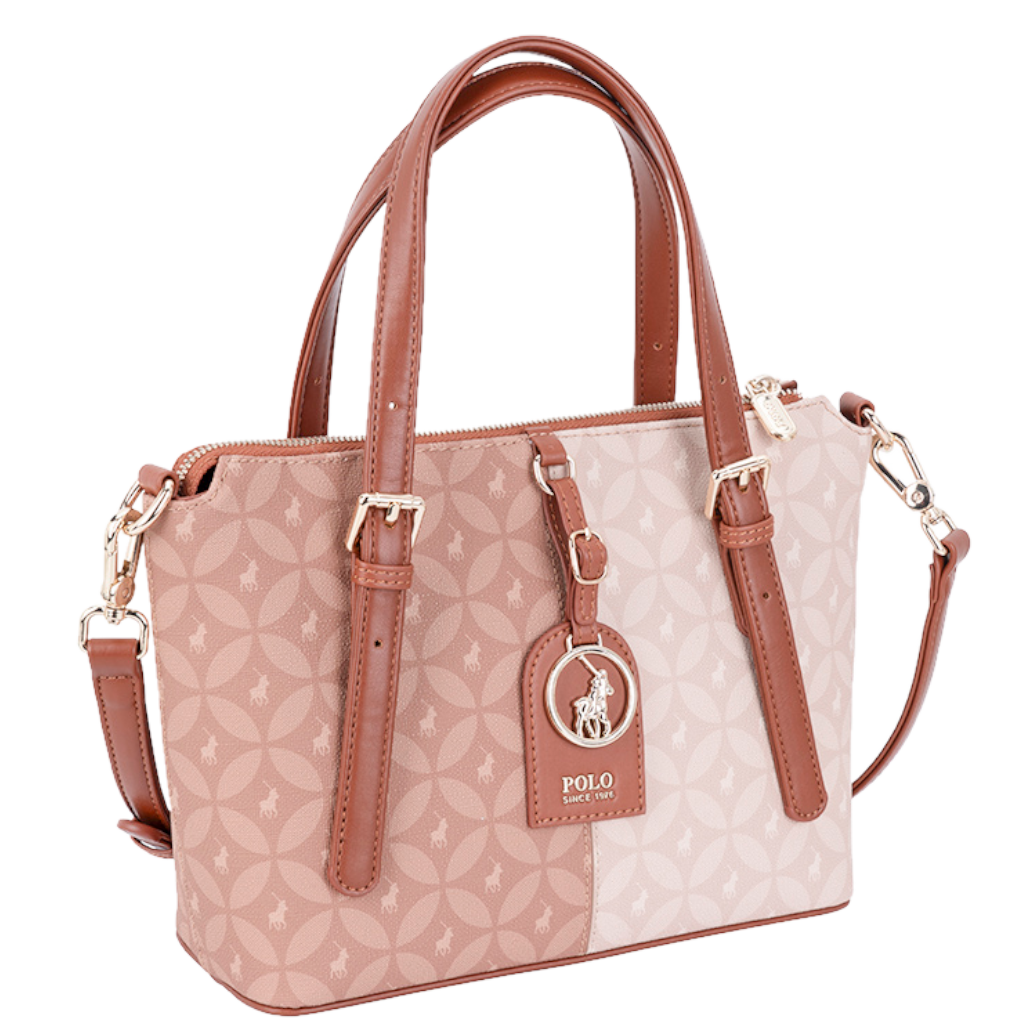 Polo Tango POS54225 Small Shopper Crossbody Beige front3qrtr