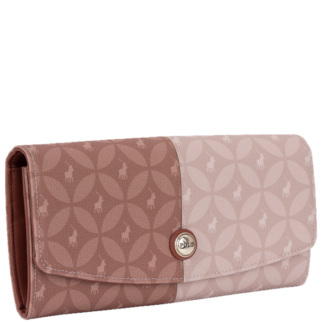 Polo Tango POS54235 Clutch Purse Beige front3qrtr