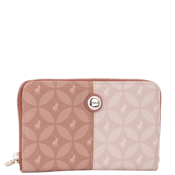 Polo Tango POS54244 Medium Zip Around Purse Beige front