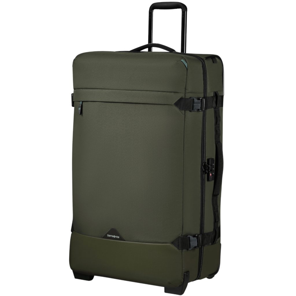 Samsonite Roadseeker 79cm Trolley Duffle Olive front3qrtr
