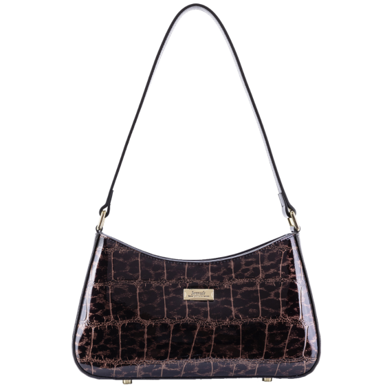 Serenade Leopard SEH7 0822 Shoulder Bag bronze front