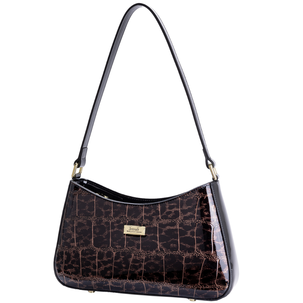 Serenade Leopard SEH7 0822 Shoulder Bag bronze front3qrtr