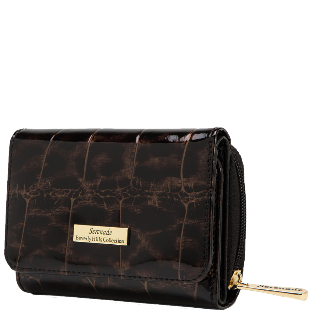 Serenade Leopard SEWH7 03 Small Purse bronze front3qrtr