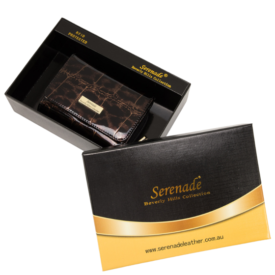 Serenade Leopard SEWH7 03 Small Purse bronze package