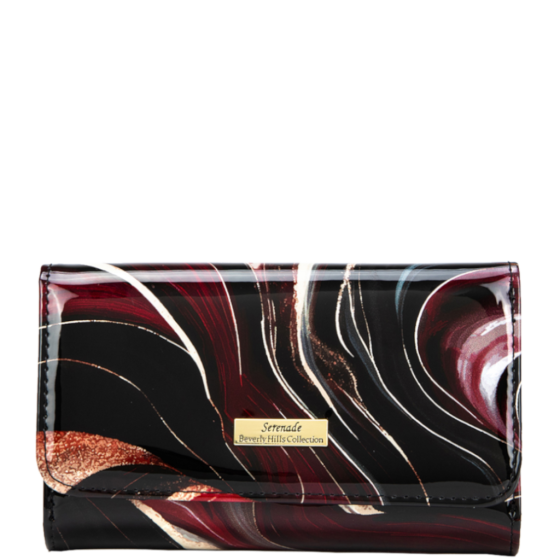 Serenade Nebular SEWF49 02 Medium Purse black front