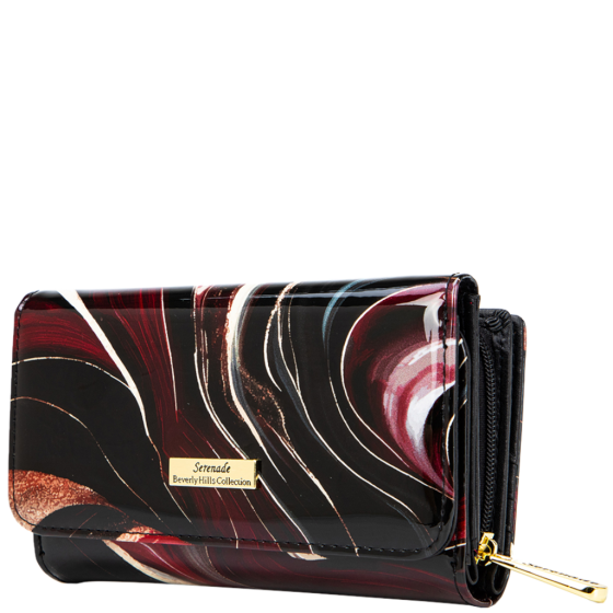 Serenade Nebular SEWF49 02 Medium Purse black front3qrtr
