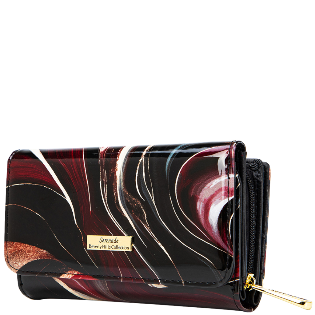 Serenade Nebular SEWF49 02 Medium Purse black front3qrtr